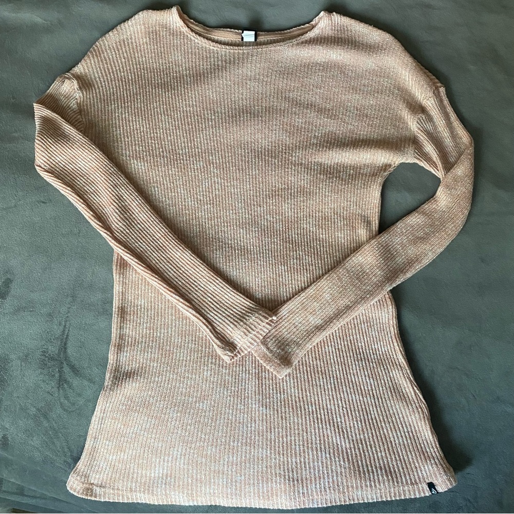Volcom Knit Sweater Pink Medium